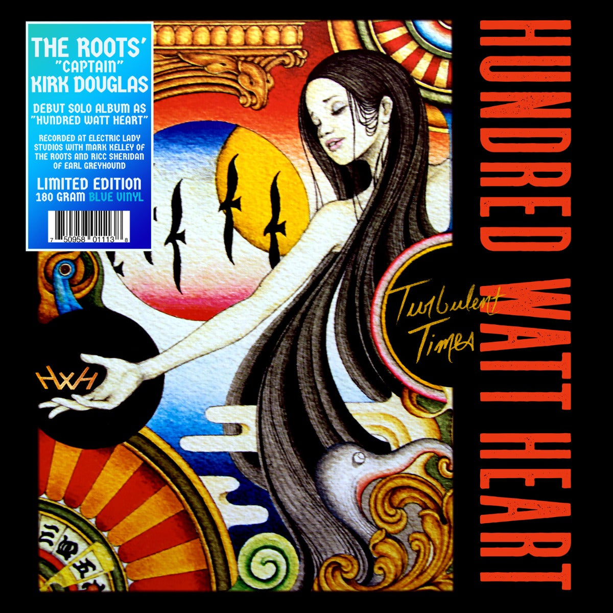Hundred Watt Heart - Turbulent Times (BLUE VINYL) | Mint (M) Mint (M)-