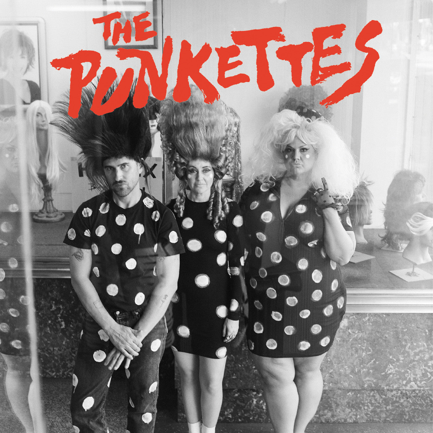 Hunx and his Punx - The Punkettes (ECO MIX CHERRY RED 7" VINYL) | Mint (M) Mint (M)-