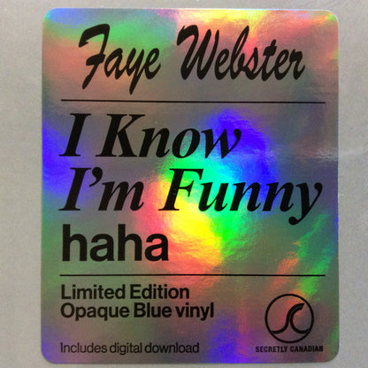 I Know I'm Funny Haha (OPAQUE BLUE VINYL) | Mint (M) Mint (M)-