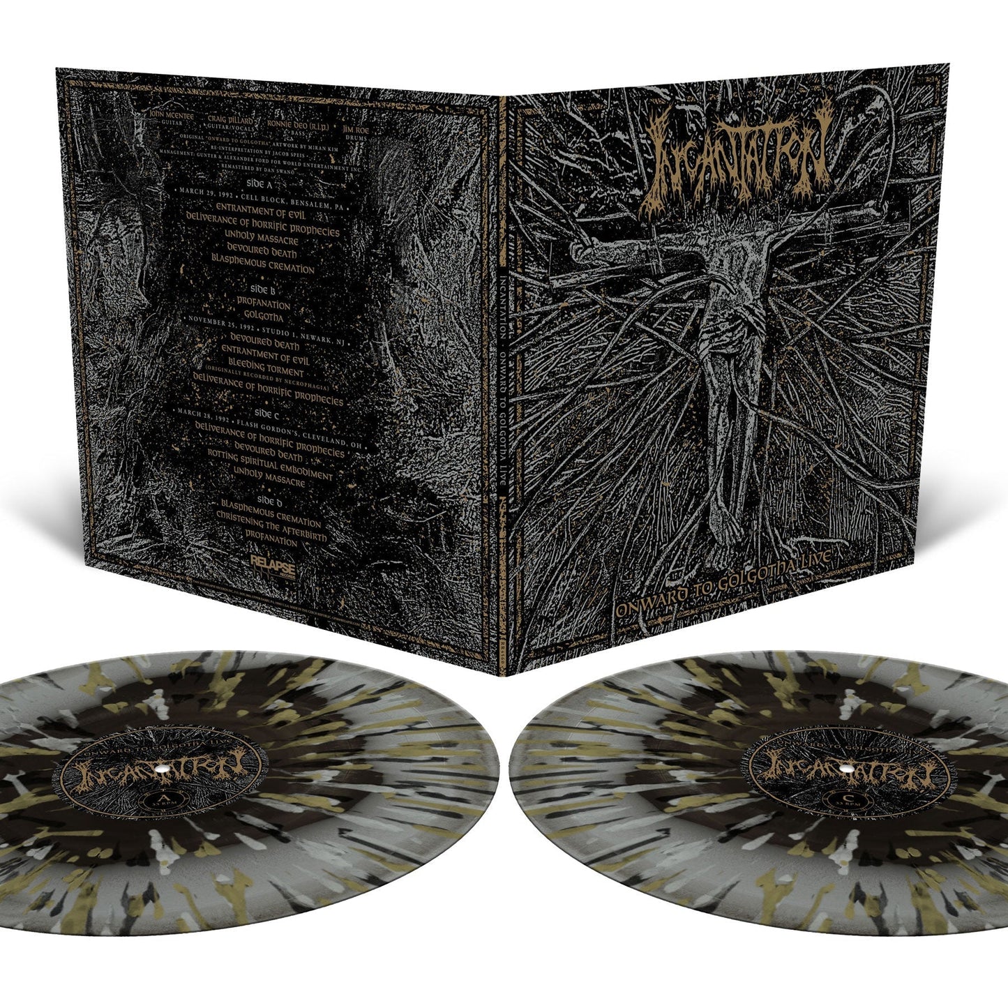 Incantation - Onward To Golgotha Live [Merge With Splatter Vinyl] [2LP] |-
