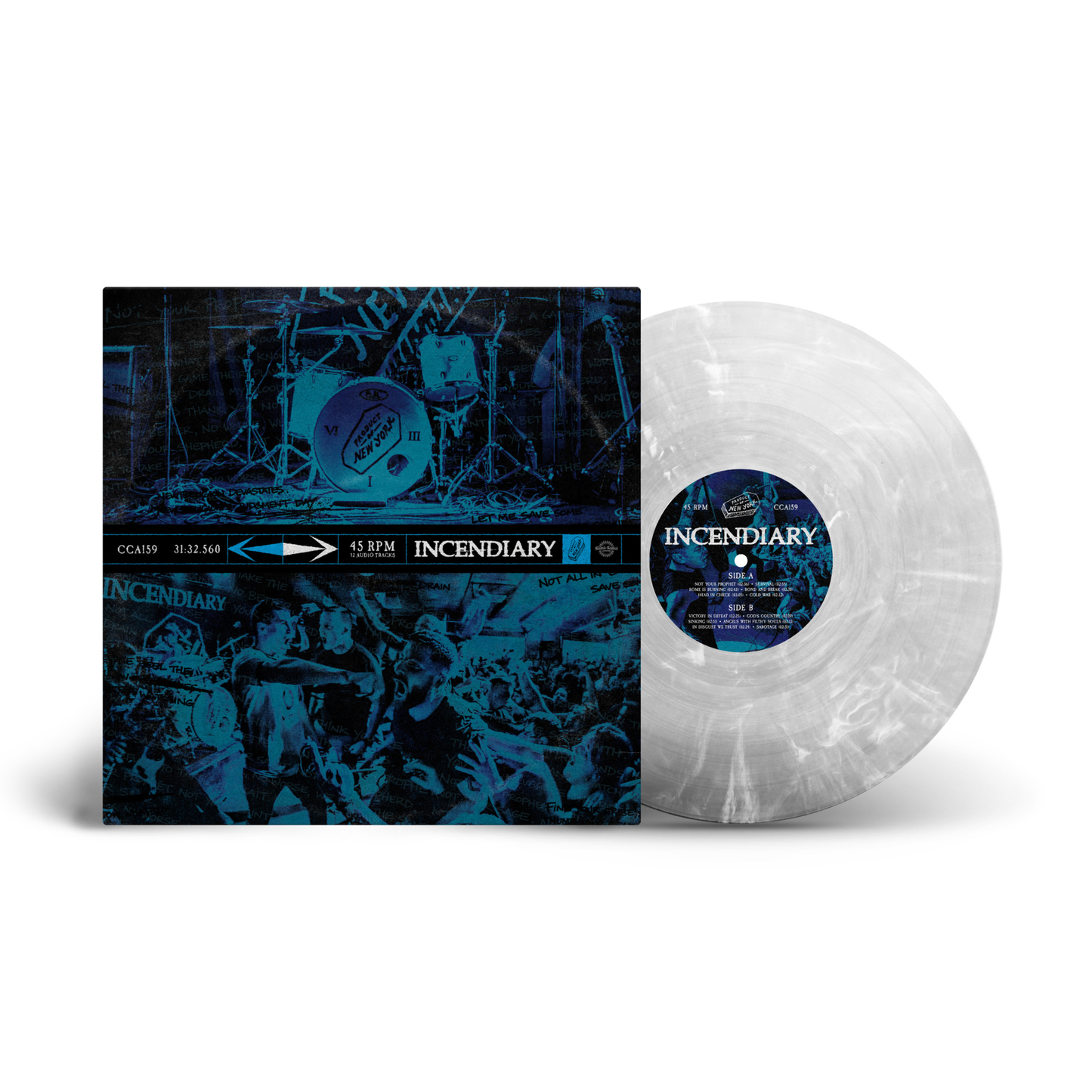 Incendiary - Product Of New York [Clear W/ White Marble] |-