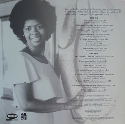 Irma Thomas - Full Time Woman (The Lost Cotillion Album) | Mint (M) Mint (M)-
