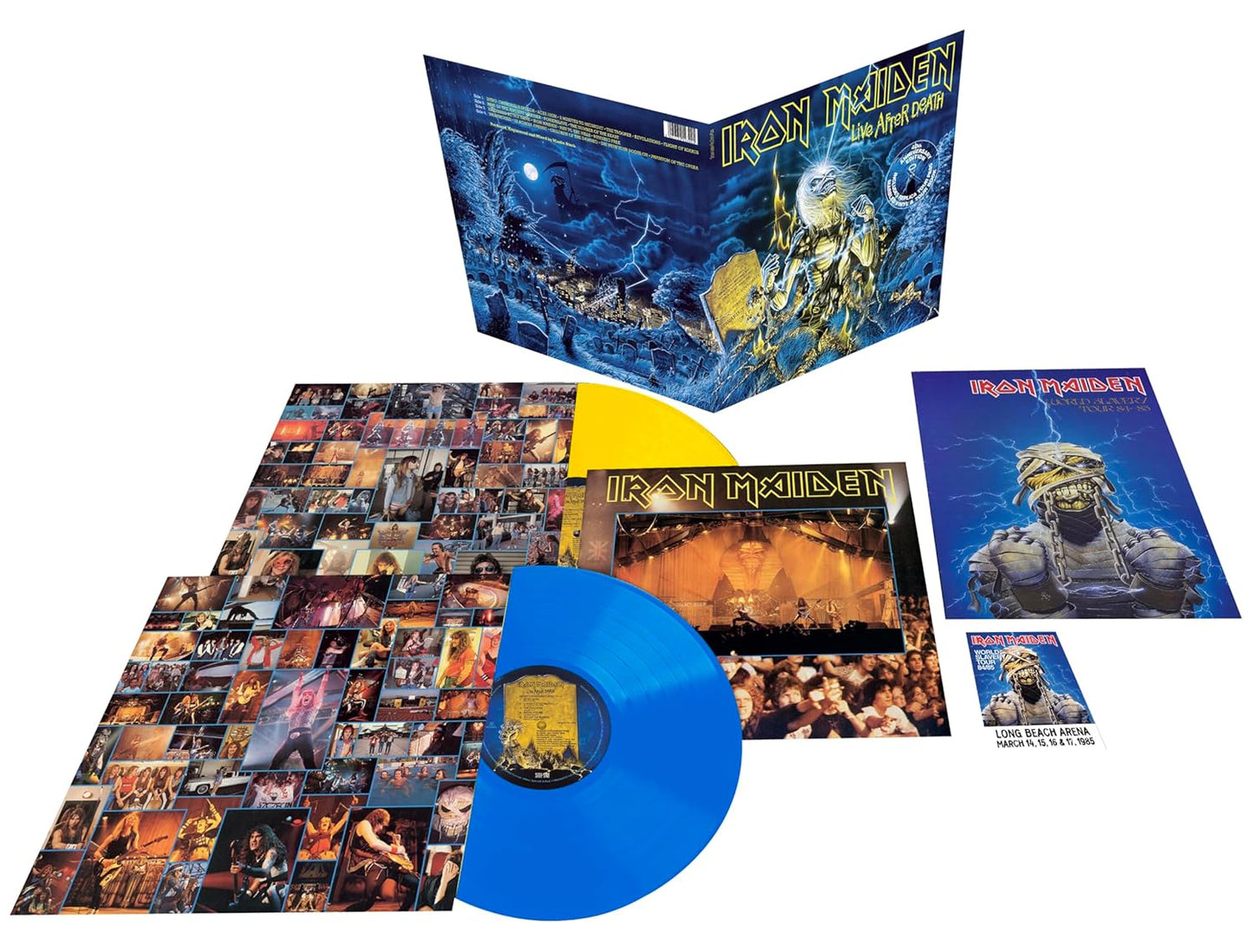 Iron Maiden - Live After Death: 40th Anniversary Edition (Limited Collector's Edition, Blue & Yellow Colored Vinyl) (2 Lp's) |-