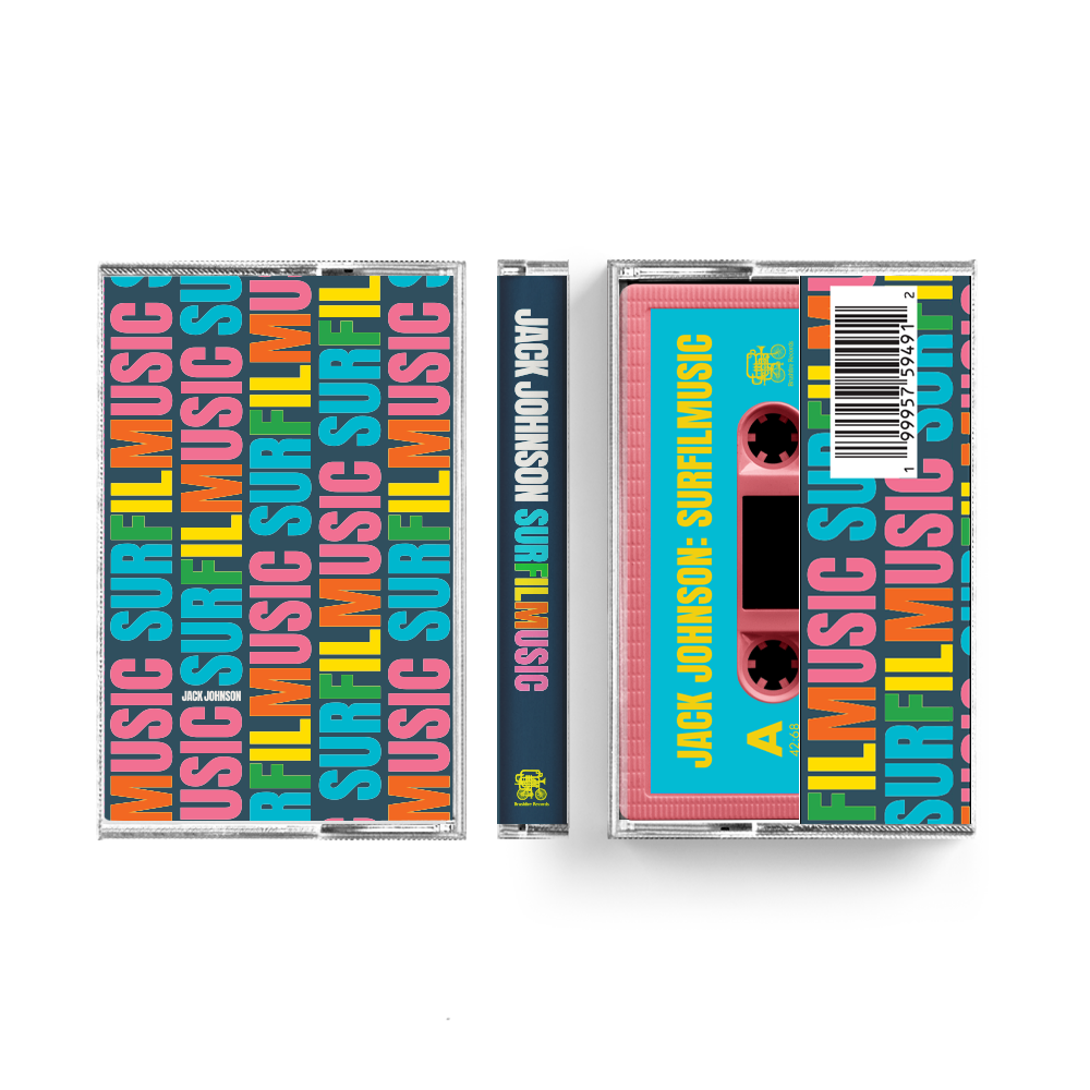 Jack Johnson - Surfilmusic (Soundtrack & 4-Tracks) [Cassette] | Mint (M) Mint (M)-