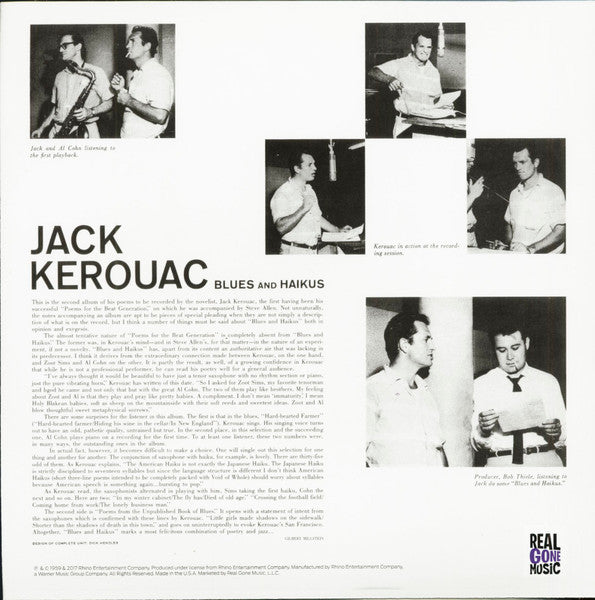 Jack Kerouac Featuring Al Cohn And Zoot Sims - Blues And Haikus | Mint (M) Mint (M)-