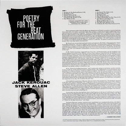 Jack Kerouac & Steve Allen (3) - Poetry For The Beat Generation | Mint (M) Mint (M)-