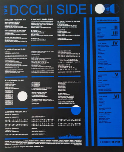 Jack White (2) - Fear Of The Dawn | Mint (M) Mint (M)-