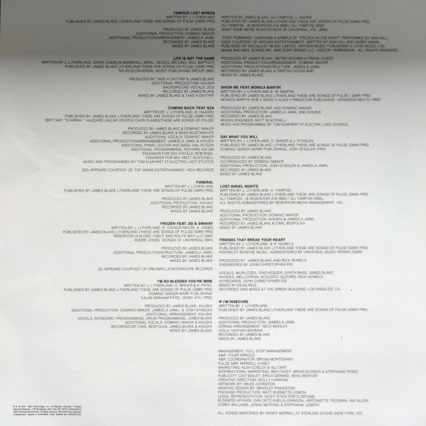 James Blake - Friends That Break Your Heart | Mint (M) Mint (M)-