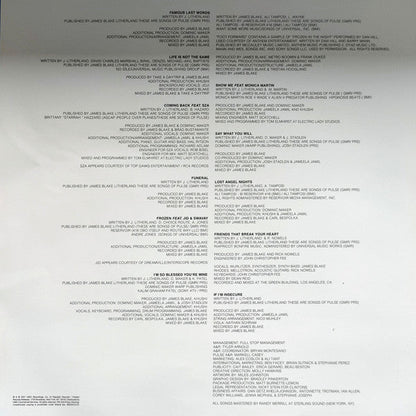 James Blake - Friends That Break Your Heart | Mint (M) Mint (M)-