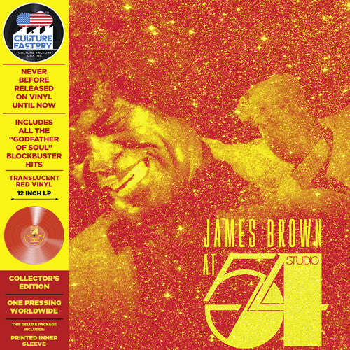 James Brown - At Studio 54 New York City (Colored Vinyl, Deluxe Edition, Limited Edition, Red, Remastered) |-