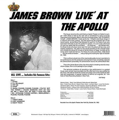 James Brown - Live At The Apollo | Mint (M) Mint (M)-
