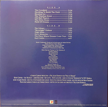 James Horner - Field Of Dreams (Original Motion Picture Soundtrack) | Mint (M) Mint (M)-