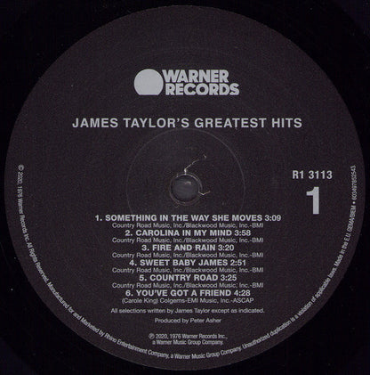 James Taylor - James Taylor's Greatest Hits (Vinyl) | Mint (M) Mint (M)-