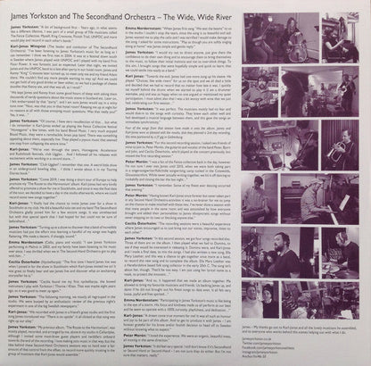 James Yorkston & The Second Hand Orchestra - The Wide, Wide River (VINYL LP 2021) | Mint (M) Mint (M)-