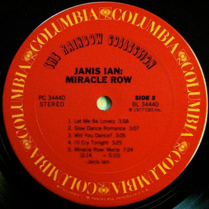 Janis Ian - Miracle Row | Near Mint (NM) Very Good Plus (VG+)-