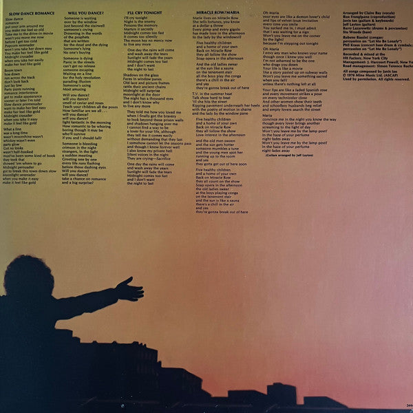 Janis Ian - Miracle Row | Near Mint (NM) Very Good Plus (VG+)-