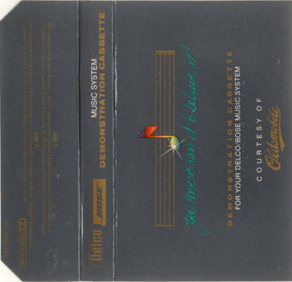 Various - Delco / Bose Music System Demonstration Cassette | Near Mint (NM) Near Mint (NM)-