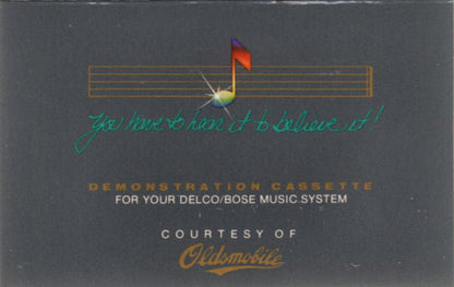 Various - Delco / Bose Music System Demonstration Cassette | Near Mint (NM) Near Mint (NM)-