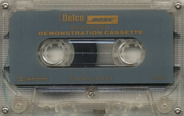 Various - Delco / Bose Music System Demonstration Cassette | Near Mint (NM) Near Mint (NM)-
