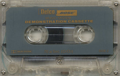 Various - Delco / Bose Music System Demonstration Cassette | Near Mint (NM) Near Mint (NM)-