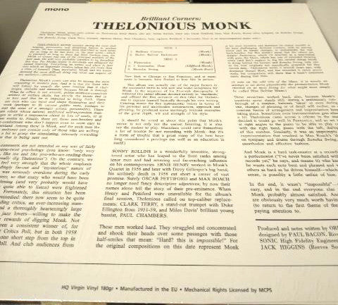 Thelonious Monk - Brilliant Corners | Mint (M) Mint (M)-