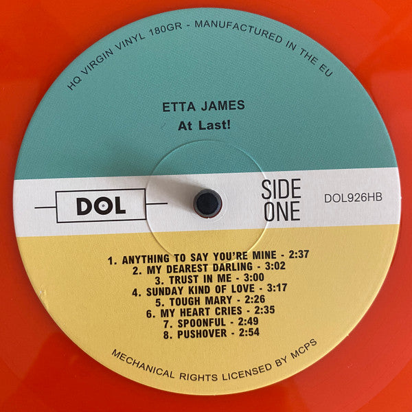 Etta James - At Last! (COLOR VINYL) | Mint (M) Mint (M)-