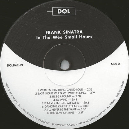 Frank Sinatra - In The Wee Small Hours | Mint (M) Mint (M)-