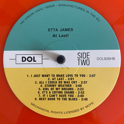 Etta James - At Last! (COLOR VINYL) | Mint (M) Mint (M)-
