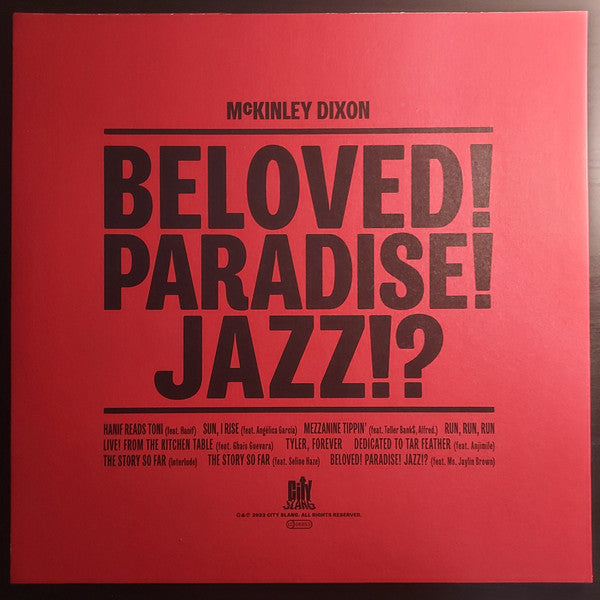 McKinley Dixon - Beloved! Paradise! Jazz!? (RECYCLED COLOR VINYL) | Mint (M) Mint (M)-