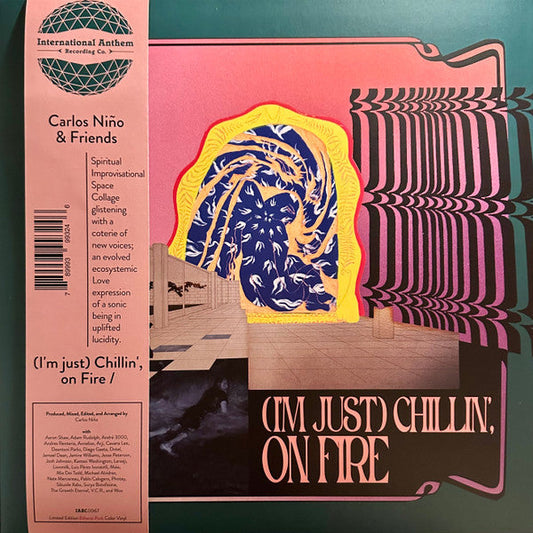 Carlos Niño & Friends - (I'm just) Chillin', on Fire (2LP Pink Vinyl) | Mint (M) Mint (M)-