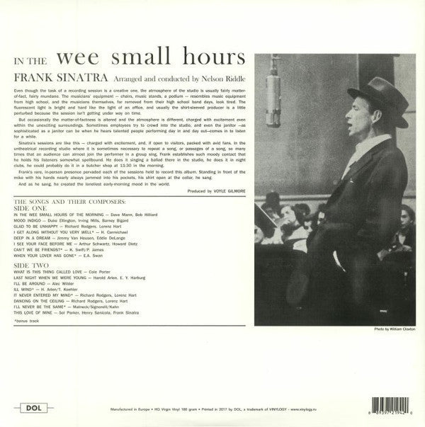 Frank Sinatra - In The Wee Small Hours | Mint (M) Mint (M)-