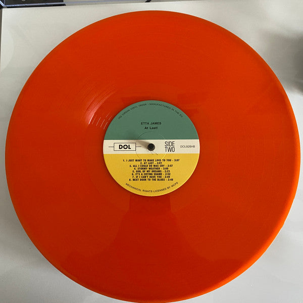 Etta James - At Last! (COLOR VINYL) | Mint (M) Mint (M)-