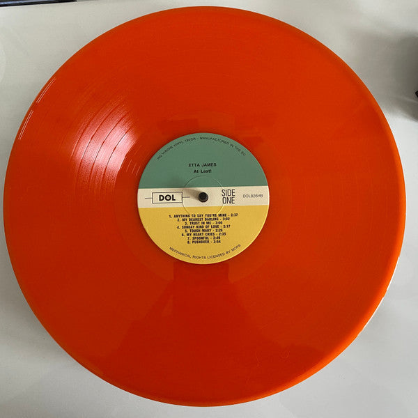 Etta James - At Last! (COLOR VINYL) | Mint (M) Mint (M)-