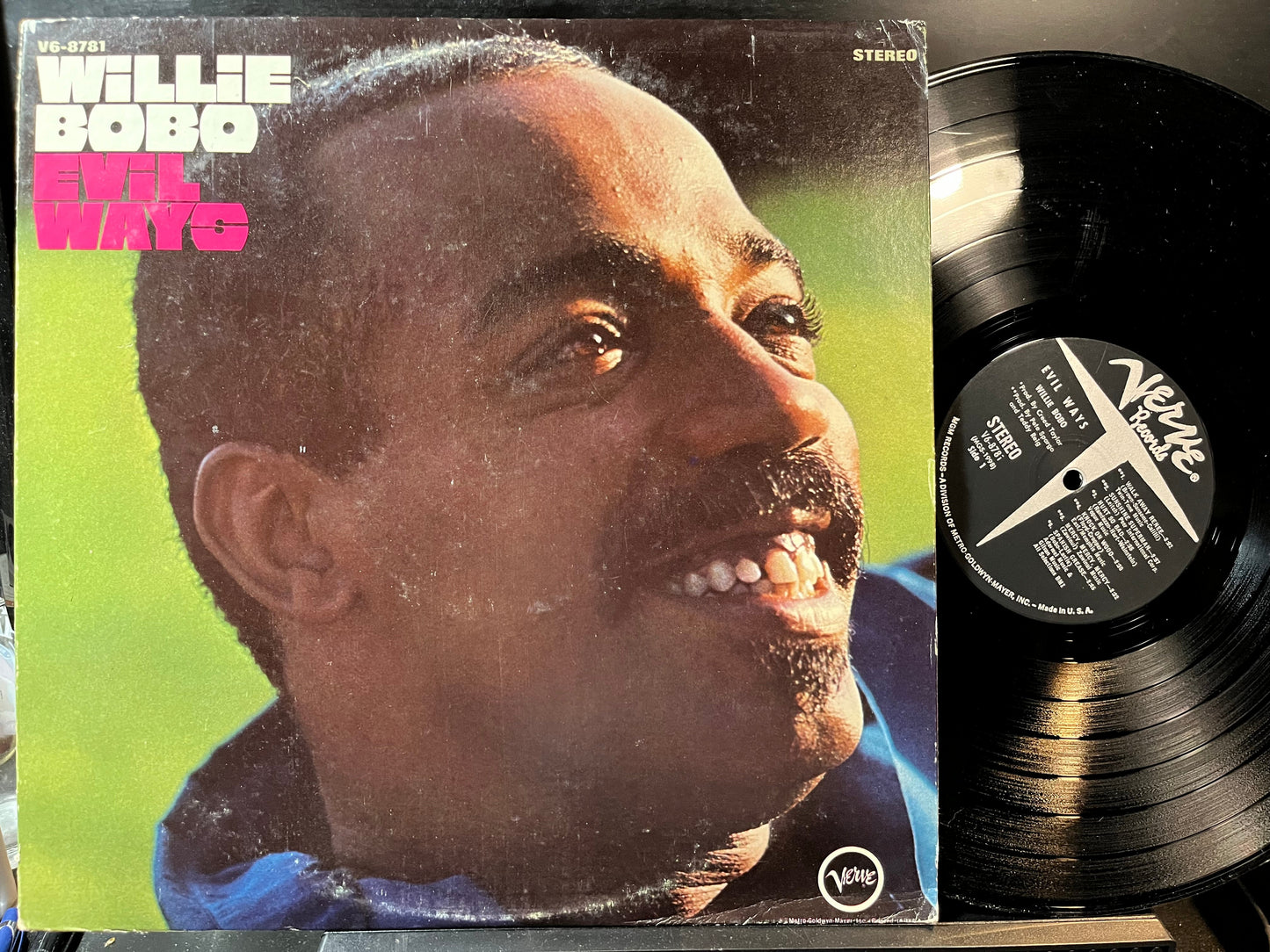 Willie Bobo - Evil Ways (VINYL LP) | Excellent+ (EX+) Excellent+ (EX+)-