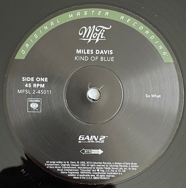 Miles Davis - Kind Of Blue | Mint (M) Mint (M)-