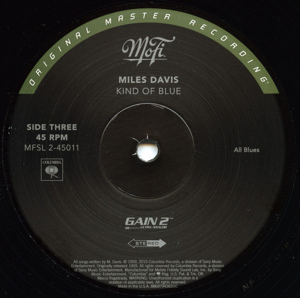 Miles Davis - Kind Of Blue | Mint (M) Mint (M)-