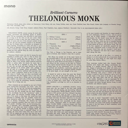 Thelonious Monk - Brilliant Corners (COLOR VINYL / NUMBERED) |-