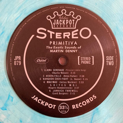 Martin Denny - Primitiva (Blue Translucent Swirl Vinyl) | Mint (M) Mint (M)-
