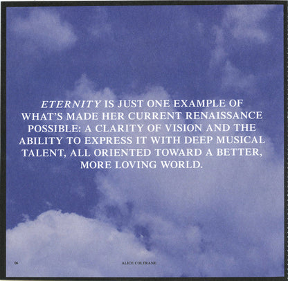 Alice Coltrane - Eternity (VMP VINYL) | Mint (M) Mint (M)-