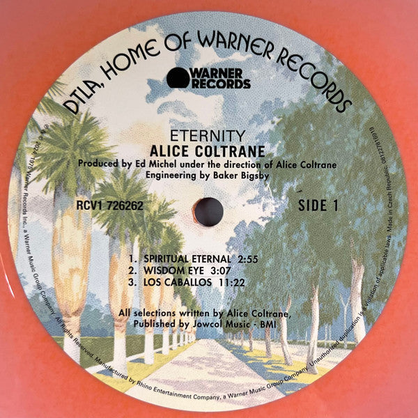 Alice Coltrane - Eternity (VMP VINYL) | Mint (M) Mint (M)-