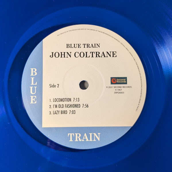 John Coltrane - Blue Train (BLUE VINYL) | Mint (M) Mint (M)-