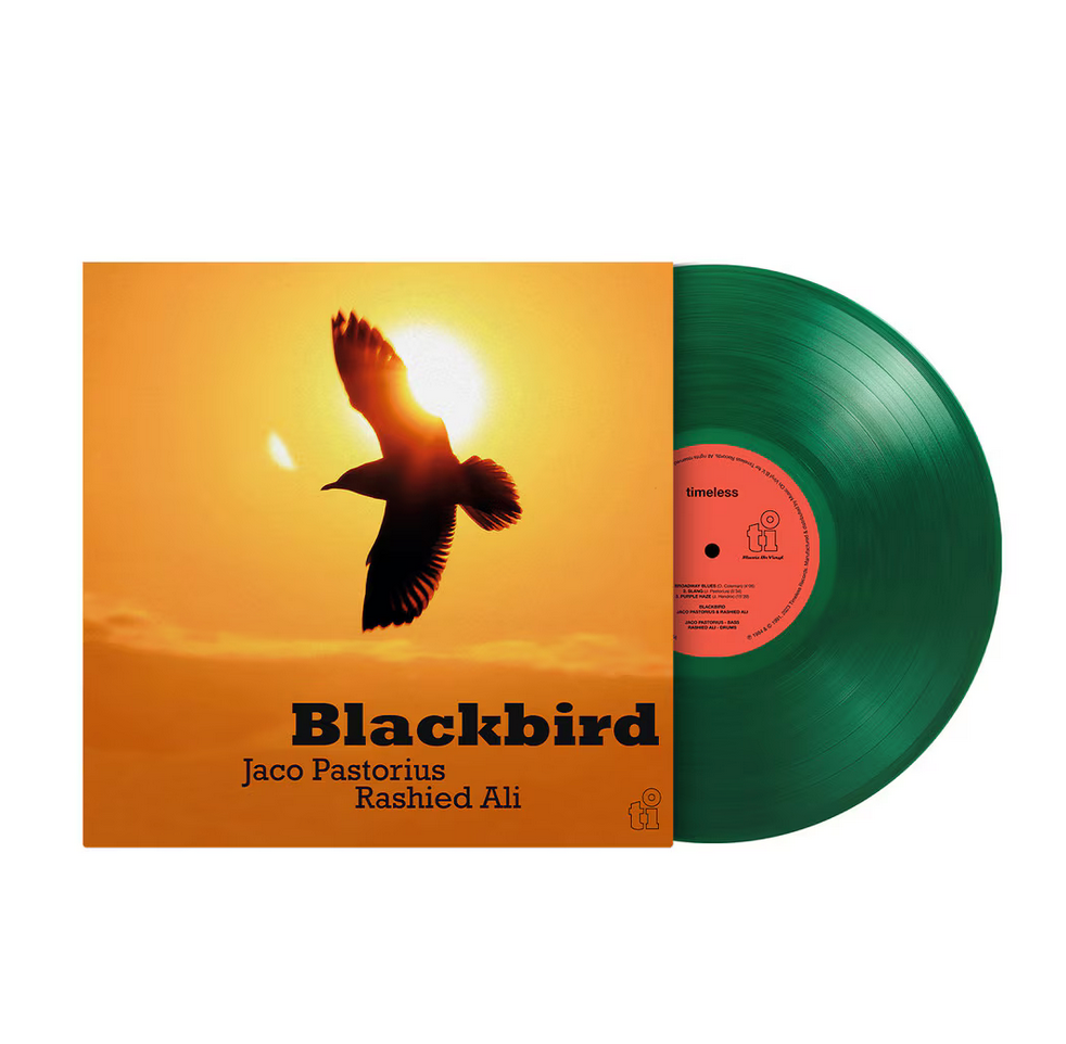 Jaco Pastorius & Rashied Ali - (PRESALE 7/24/26) Blackbird (MOV 180G 50TH ANN LMTD TRANSLUCENT GREEN VINYL) | Mint (M) Mint (M)-