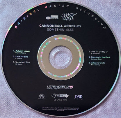 Somethin' Else (SACD) | Mint (M) Mint (M)-