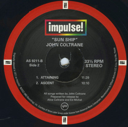 John Coltrane - Sun Ship | Mint (M) Mint (M)-