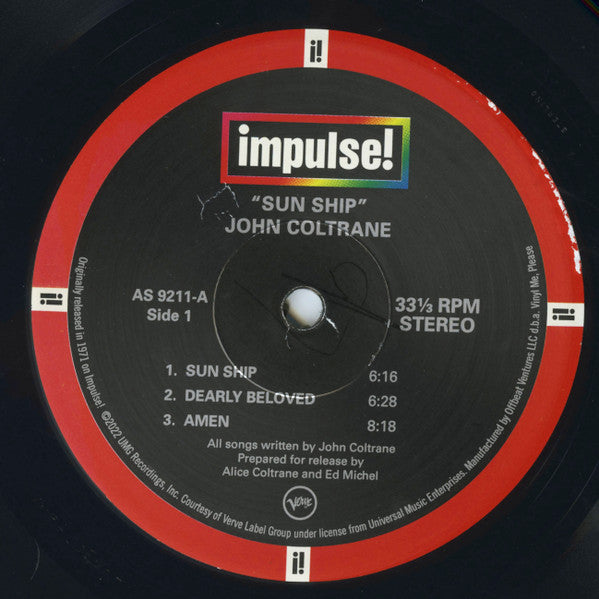 John Coltrane - Sun Ship | Mint (M) Mint (M)-