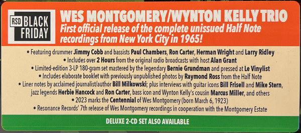 Wes Montgomery - Maximum Swing: The Unissued 1965 Half Note Recordings (3xVINYL RSD) |-