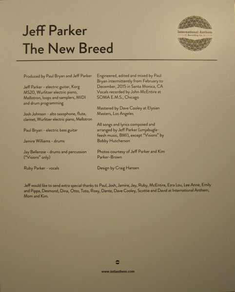 Jeff Parker - The New Breed (VINYL) | Mint (M) Mint (M)-