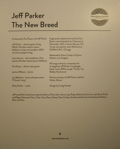 Jeff Parker - The New Breed (VINYL) | Mint (M) Mint (M)-