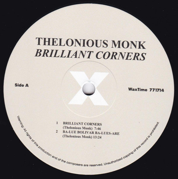 Thelonious Monk - Brilliant Corners |-