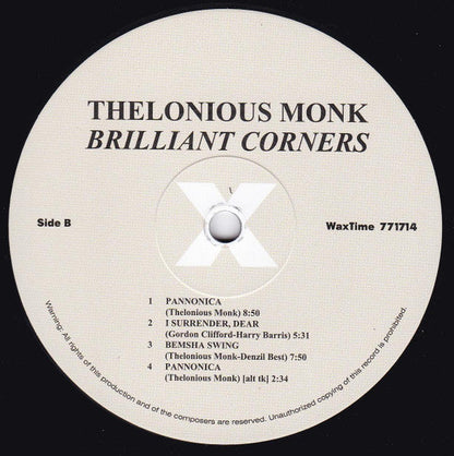 Thelonious Monk - Brilliant Corners |-